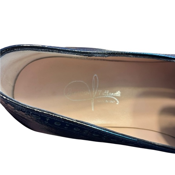 JENNIFER TATTANELLI Blue Patent Leather Tassel Loafers - Picture 9 of 9